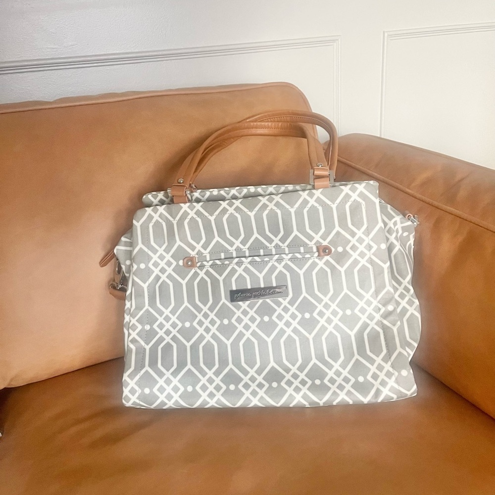 Petunia Pickle Bottom Downtown Tote with accessories